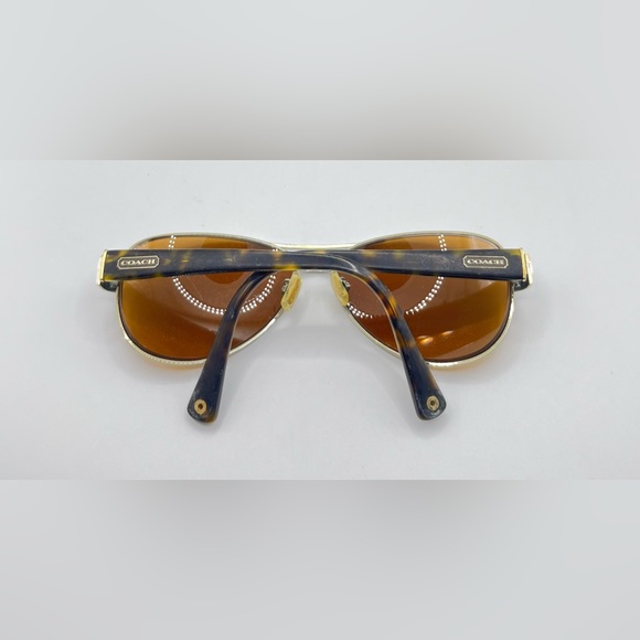 Coach HC7003 Gold Pilot Sunglasses Frames Only - Picture 4 of 8